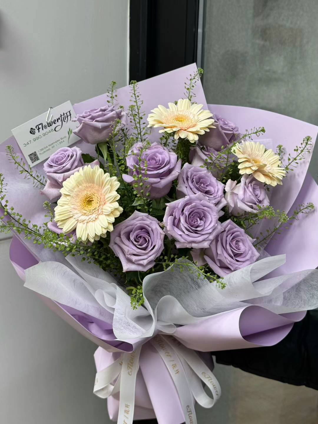88 紫色系玫瑰花束