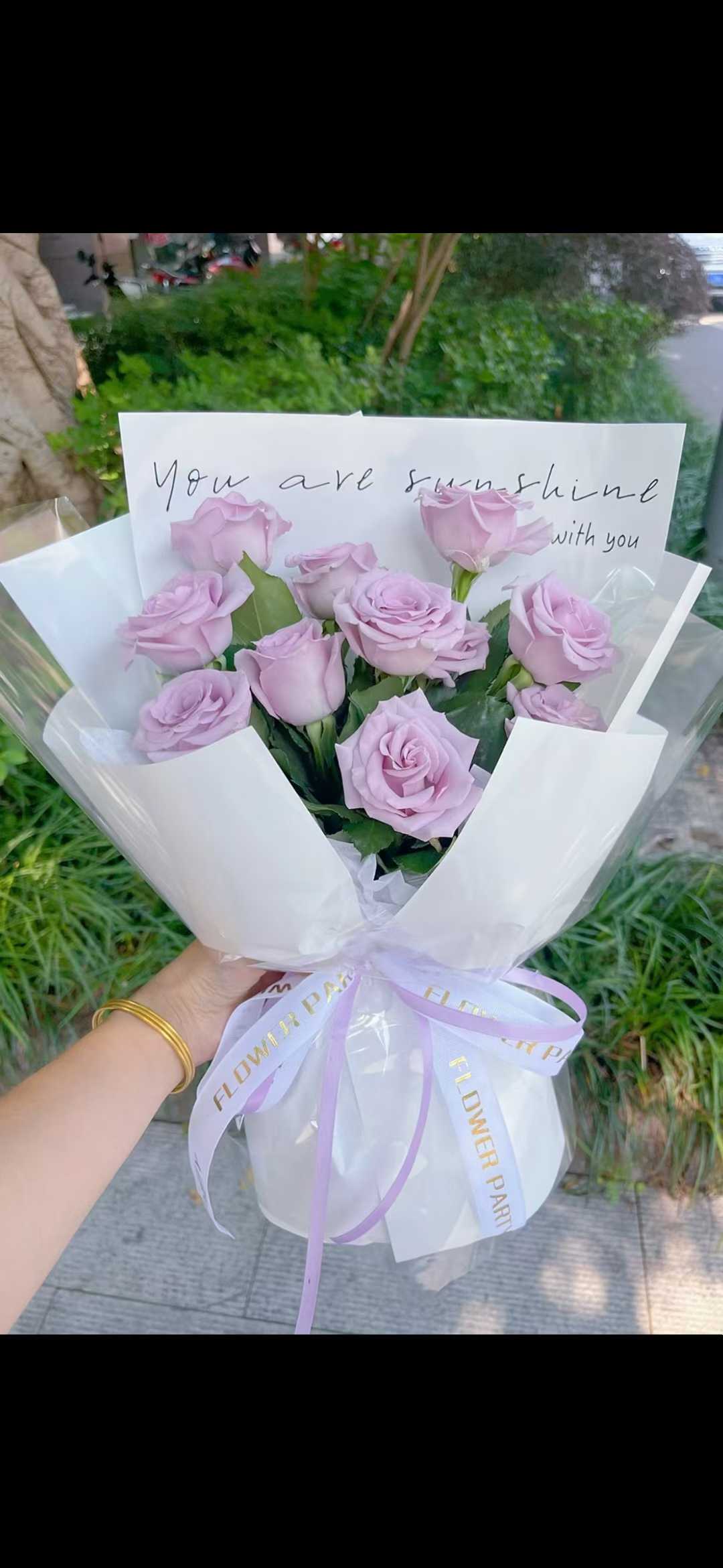 紫色系花束-是爱你一辈“紫”