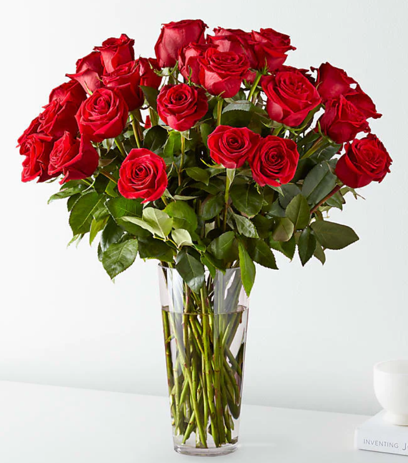 B59P Long Stem Red Rose Bouquet 12