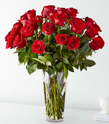 B59P Long Stem Red Rose Bouquet 12